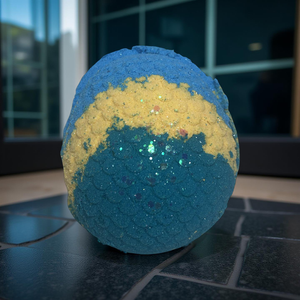 Lavender Chamomile Dragon’s Egg Bath Bomb