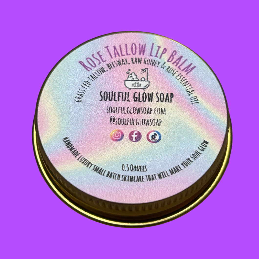 Rose Tallow Lip Balm